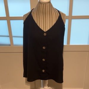 Black crisscross back